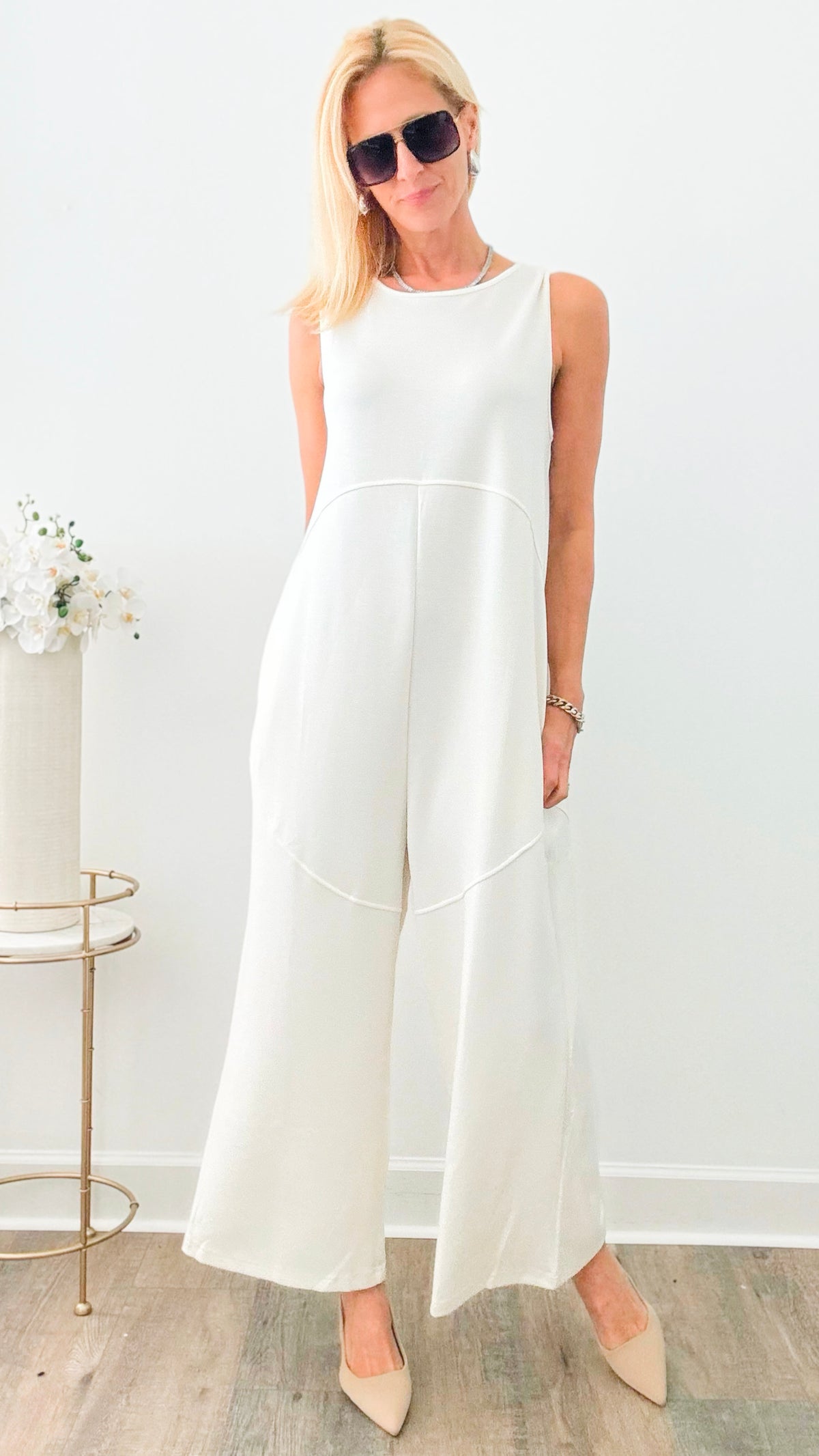Modal Jumpsuit-200 Dresses/Jumpsuits/Rompers-Before You-Coastal Bloom Boutique, find the trendiest versions of the popular styles and looks Located in Indialantic, FL