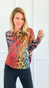 Untamed Allure Italian St Tropez Sweater-140 Sweaters-SORPRESA-Coastal Bloom Boutique, find the trendiest versions of the popular styles and looks Located in Indialantic, FL