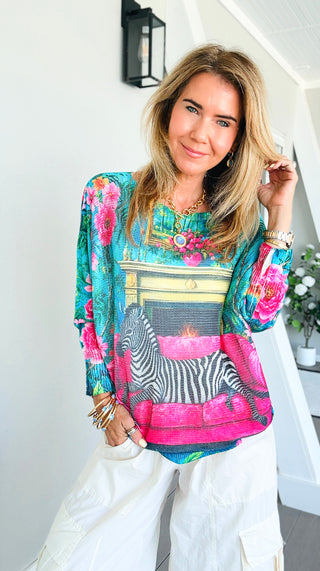 Zebra Manor Italian St Tropez Knit