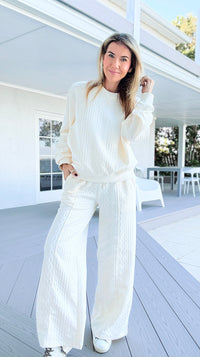 Snowbound Dreams Cable Knit Set