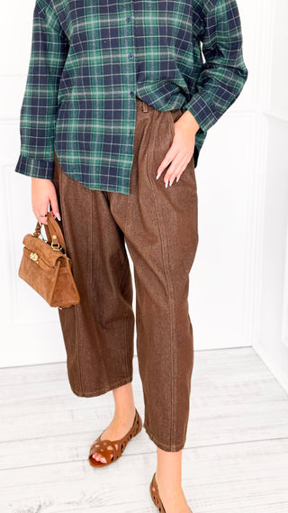 Star Patch Wide Leg Barrel Jeans