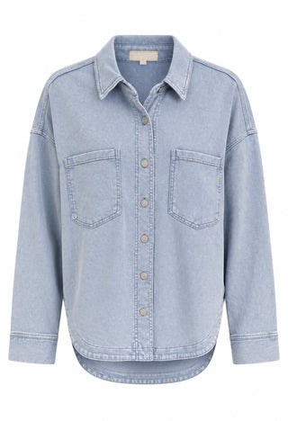 Washed Denim Shacket