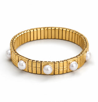Pearl Station Stretch Bracelet