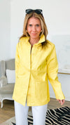 Singing in the Rain Faux Leather Shacket-130 Long Sleeve Tops-Rousseau-Coastal Bloom Boutique, find the trendiest versions of the popular styles and looks Located in Indialantic, FL