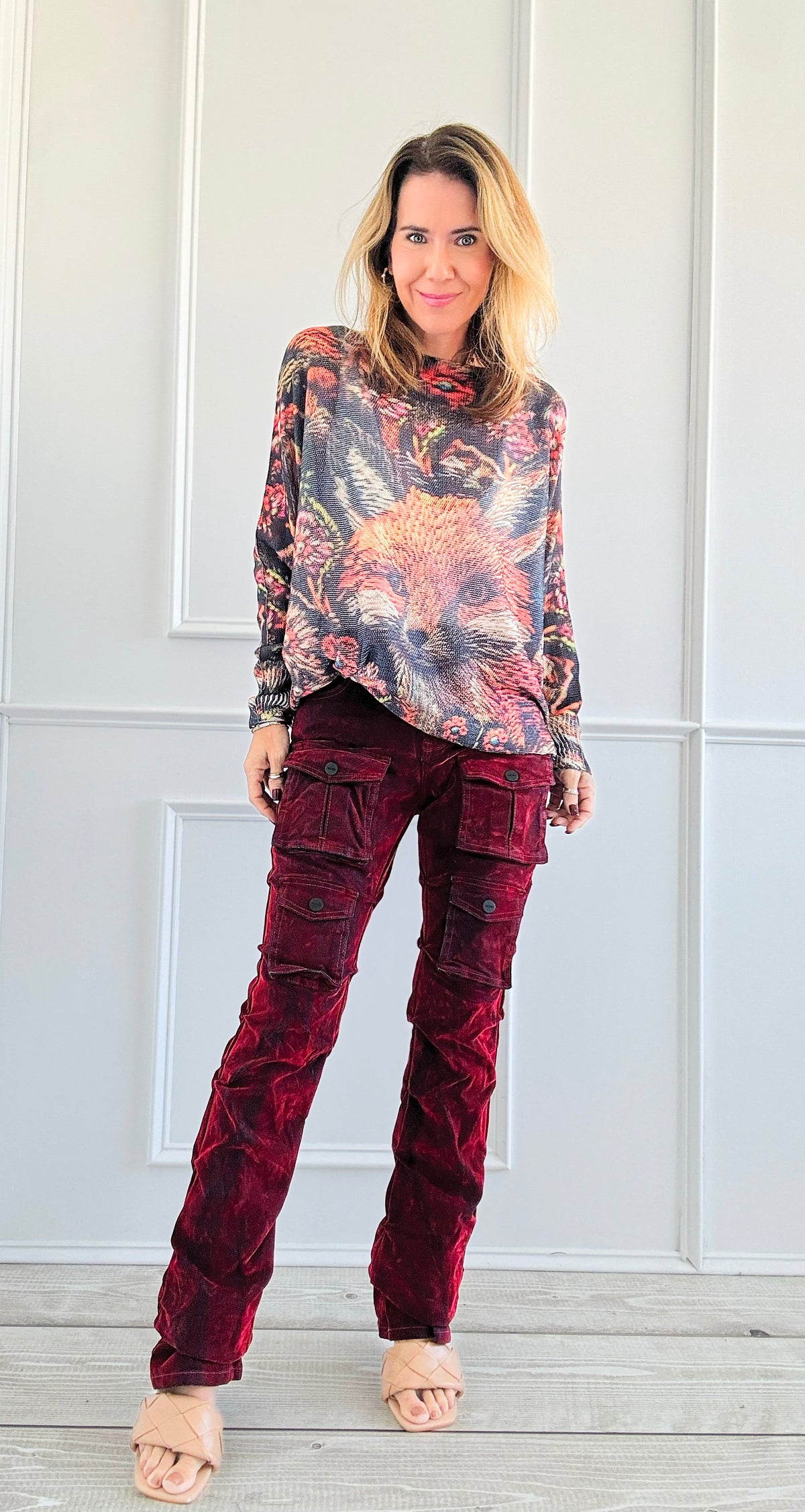Inferno Cargo Pants-170 Bottoms-SMOKE RISE RED-Coastal Bloom Boutique, find the trendiest versions of the popular styles and looks Located in Indialantic, FL