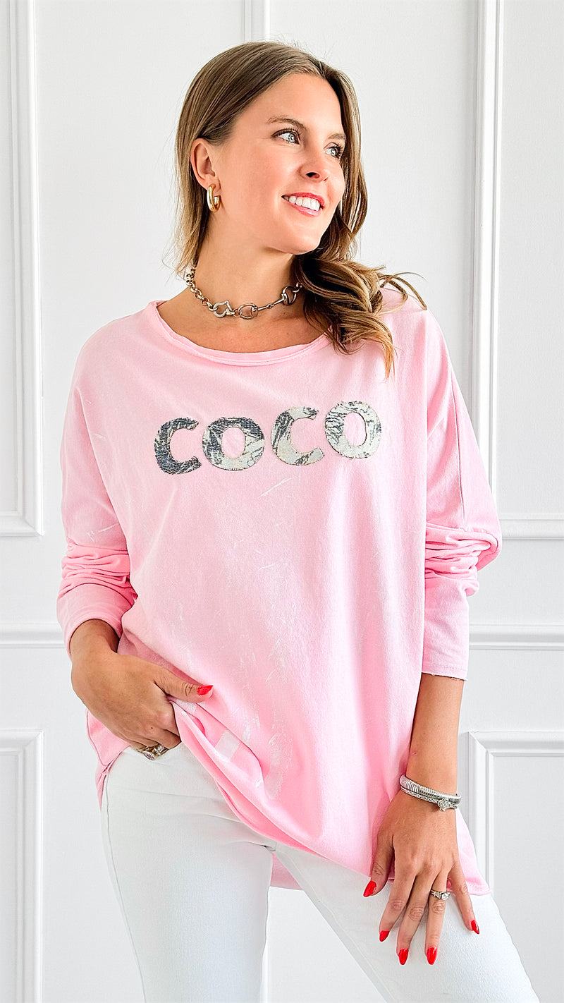 Coco Italian Sweater-140 Sweaters-Italianissimo-Coastal Bloom Boutique, find the trendiest versions of the popular styles and looks Located in Indialantic, FL