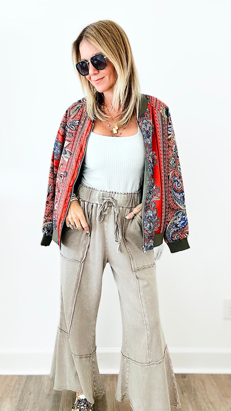 Feeling Good Pull On Pants - Mushroom-170 Bottoms-Easel-Coastal Bloom Boutique, find the trendiest versions of the popular styles and looks Located in Indialantic, FL