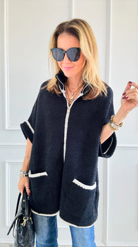 Cloud Comfort Cardigan - Black-160 Jackets-NYW-Coastal Bloom Boutique, find the trendiest versions of the popular styles and looks Located in Indialantic, FL