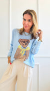 Beary Cool Italian St Tropez Knit-140 Sweaters-Italianissimo-Coastal Bloom Boutique, find the trendiest versions of the popular styles and looks Located in Indialantic, FL