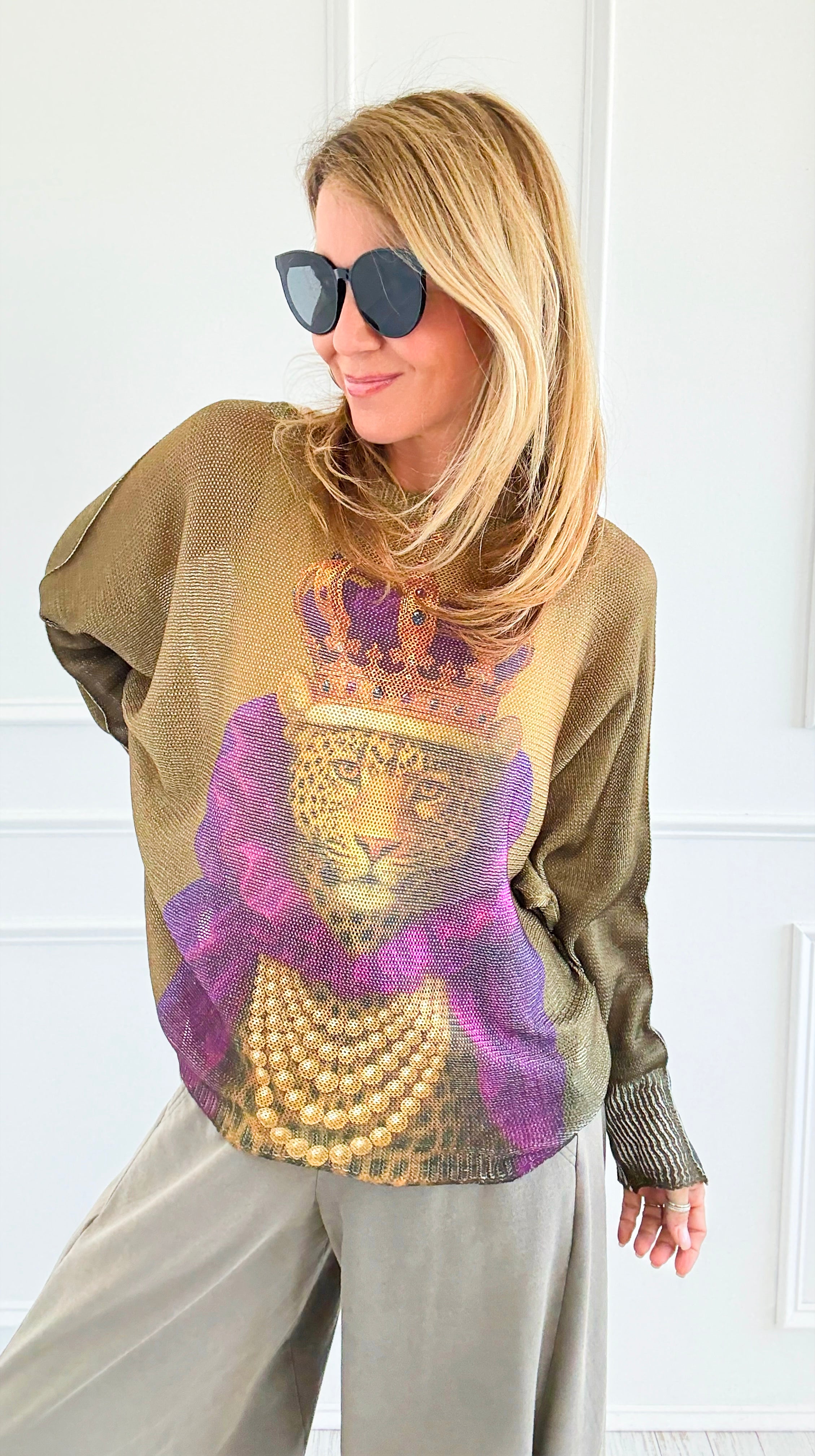 Royal Reign Italian St Tropez Knit-140 Sweaters-SORPRESA-Coastal Bloom Boutique, find the trendiest versions of the popular styles and looks Located in Indialantic, FL