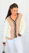 Braided Harmony Button Jacket-160 Jackets-ROUSSEAU-Coastal Bloom Boutique, find the trendiest versions of the popular styles and looks Located in Indialantic, FL