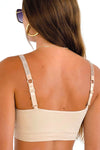 Strap Situation Bra - Nude W Nude Petite Champagne Crystals Plunge-220 Intimates-Strap-its-Coastal Bloom Boutique, find the trendiest versions of the popular styles and looks Located in Indialantic, FL