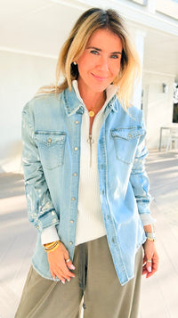 Creative Spirit Button Down Top