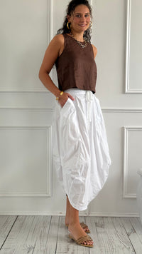 Midnight Flow Skirt - Off White