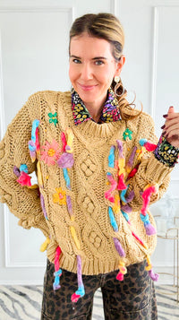 Stitched in Bloom Knit Sweater