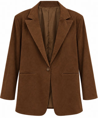 Suede Touch Tailored Blazer