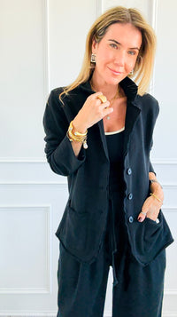 Eileen Knit Blazer-160 Jackets-Mono B-Coastal Bloom Boutique, find the trendiest versions of the popular styles and looks Located in Indialantic, FL