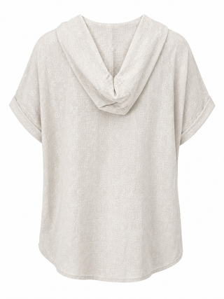 Seaside Stroll Hooded Italian Top