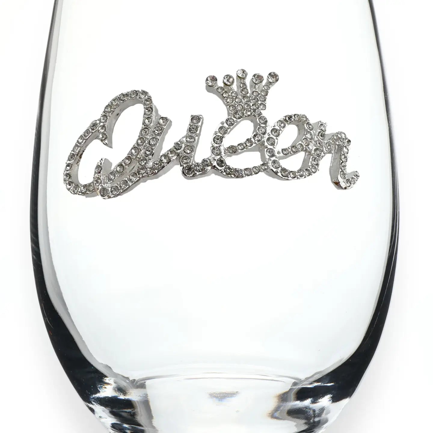 Queen Jeweled Stemless Wine Glass-270 Home/Gift-The Queen's Jewels-Coastal Bloom Boutique, find the trendiest versions of the popular styles and looks Located in Indialantic, FL