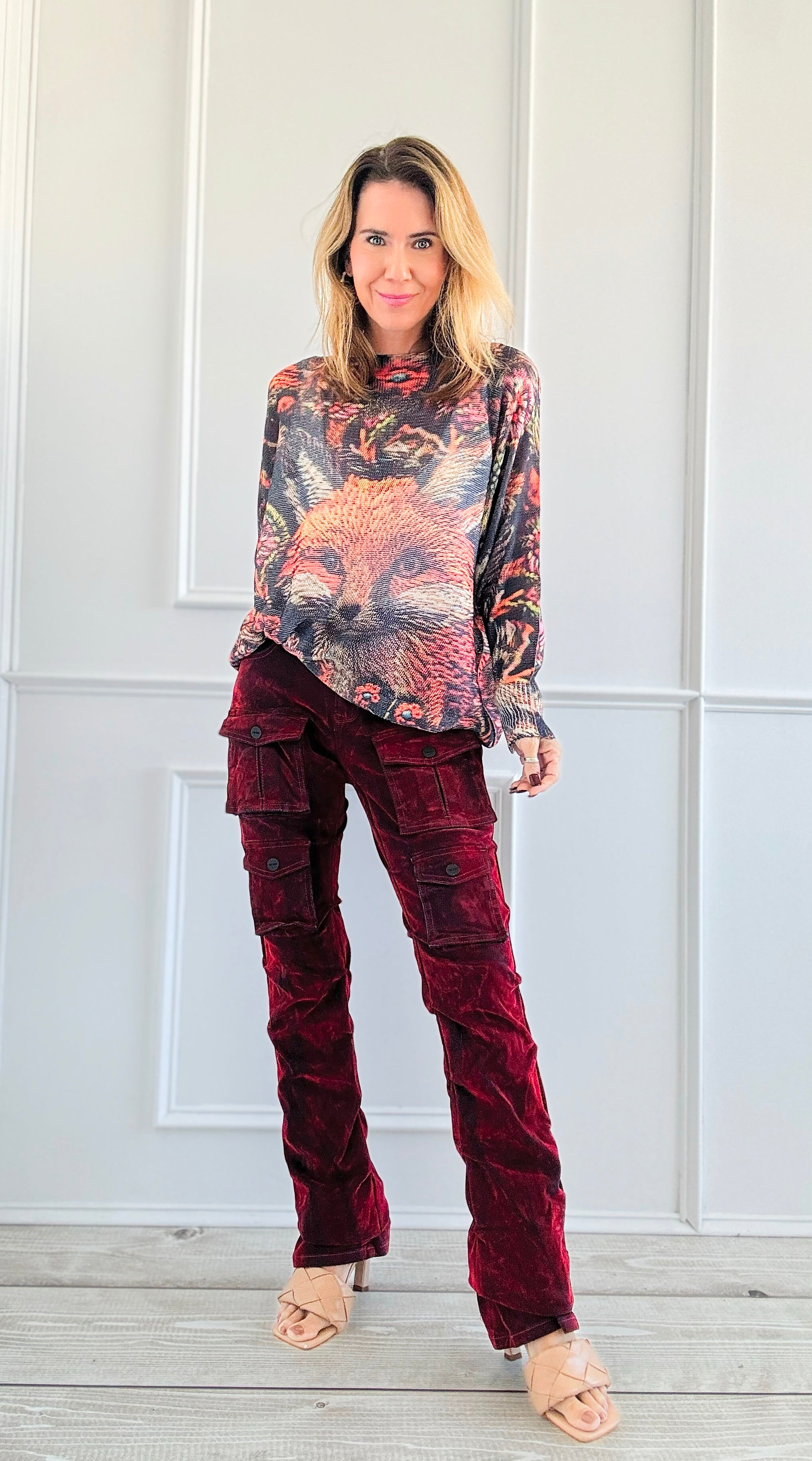 Inferno Cargo Pants-170 Bottoms-SMOKE RISE RED-Coastal Bloom Boutique, find the trendiest versions of the popular styles and looks Located in Indialantic, FL