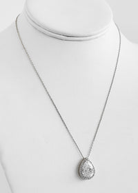 Elegance Pear Drop Necklace-230 Jewelry-NYW-Coastal Bloom Boutique, find the trendiest versions of the popular styles and looks Located in Indialantic, FL