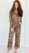 Spotted in Satin Print Pajama Set-210 Loungewear/Sets-Anniewear-Coastal Bloom Boutique, find the trendiest versions of the popular styles and looks Located in Indialantic, FL