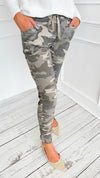 Urban Camo Italian Jogger- Taupe/Grey-180 Joggers-SUNNY HOLIDAYS-Coastal Bloom Boutique, find the trendiest versions of the popular styles and looks Located in Indialantic, FL