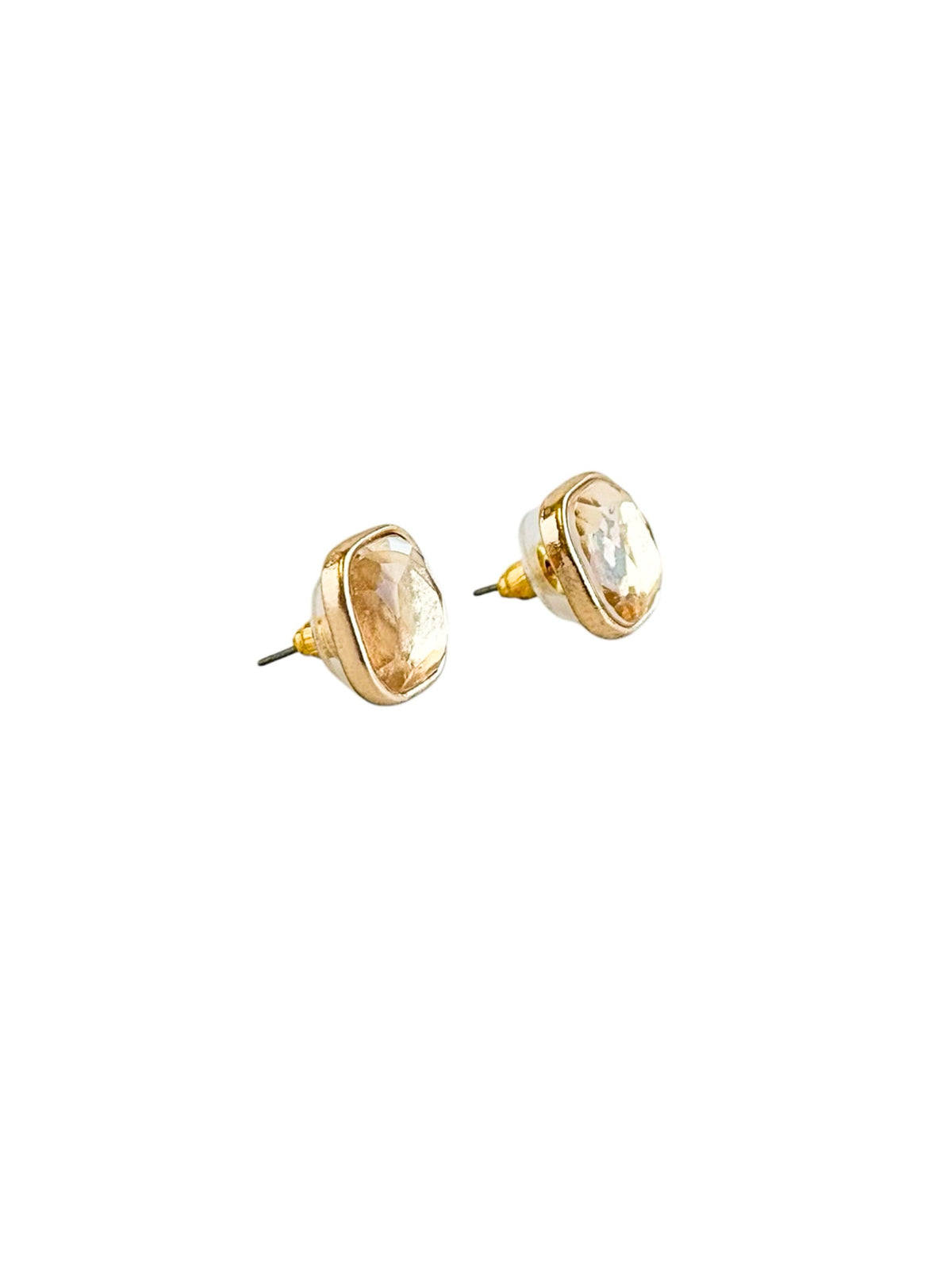 Radiant Square Earrings - Champagne-230 Jewelry-GS JEWELRY-Coastal Bloom Boutique, find the trendiest versions of the popular styles and looks Located in Indialantic, FL