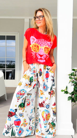 Storybook Escape Riviera Italian Pants