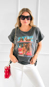 Barkside Vibes Italian Graphic Tee-110 Short Sleeve Tops-FIRSTAGE-Coastal Bloom Boutique, find the trendiest versions of the popular styles and looks Located in Indialantic, FL