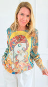 Portrait Of Love Italian St Tropez-140 Sweaters-Italianissimo-Coastal Bloom Boutique, find the trendiest versions of the popular styles and looks Located in Indialantic, FL