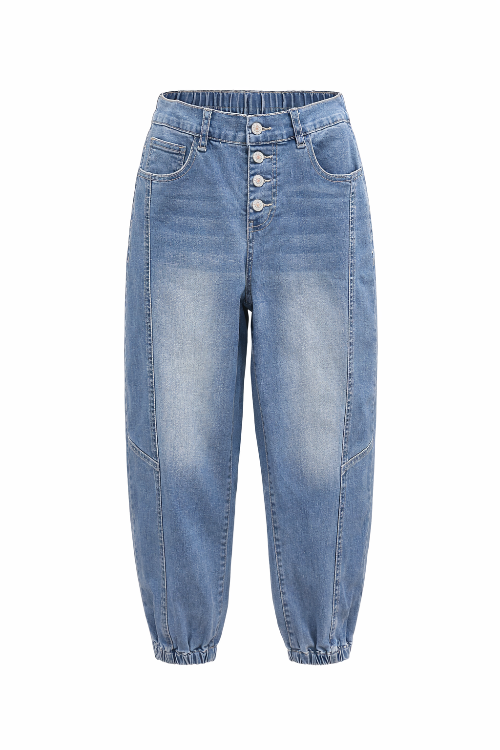 Coastline Relaxed Button-Front Pants