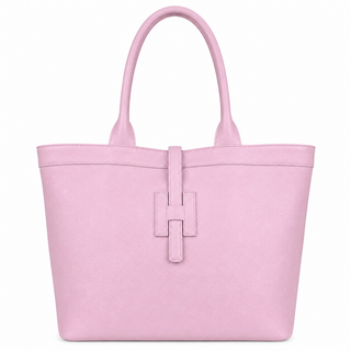 Signature Italian Leather Tote - Pink