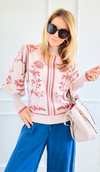 Roses in Bloom Sweater-140 Sweaters-Fate By LFD-Coastal Bloom Boutique, find the trendiest versions of the popular styles and looks Located in Indialantic, FL