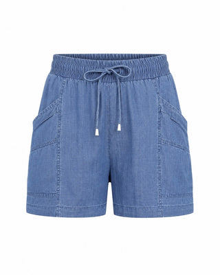 Easy Flow Shorts - Medium Washed Denim