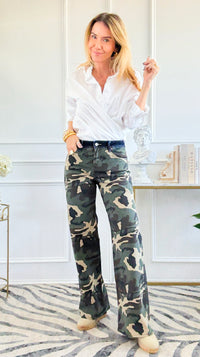 Slouchy Wide Camo Pants