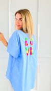 Back To Love Italian Button Top-170 Bottoms-JOY & LOVE-Coastal Bloom Boutique, find the trendiest versions of the popular styles and looks Located in Indialantic, FL
