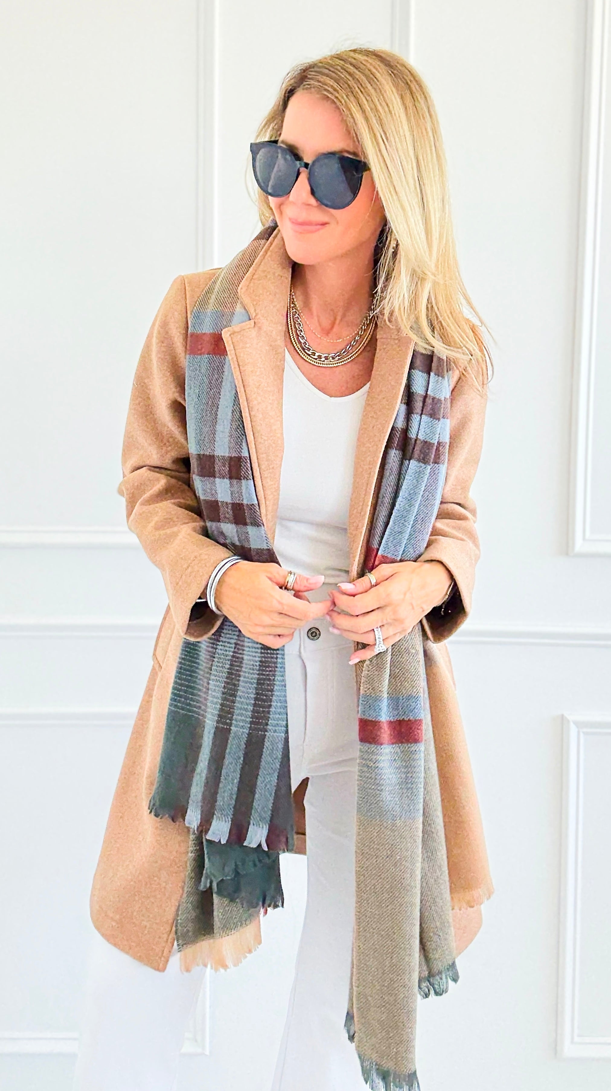 Effortlessly Refined Single Button Coat-160 Jackets-Love Tree Fashion-Coastal Bloom Boutique, find the trendiest versions of the popular styles and looks Located in Indialantic, FL