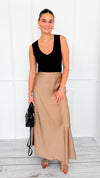 Isabella Italian Skirt- Coco-170 Bottoms-SEE YOU IN ROME-Coastal Bloom Boutique, find the trendiest versions of the popular styles and looks Located in Indialantic, FL