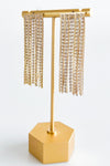 Cupchain Fringe Earrings-230 Jewelry-Golden Stella-Coastal Bloom Boutique, find the trendiest versions of the popular styles and looks Located in Indialantic, FL