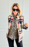 Rosey Plaid Flannel Vest-160 Jackets-Dizzy Lizzie-Coastal Bloom Boutique, find the trendiest versions of the popular styles and looks Located in Indialantic, FL