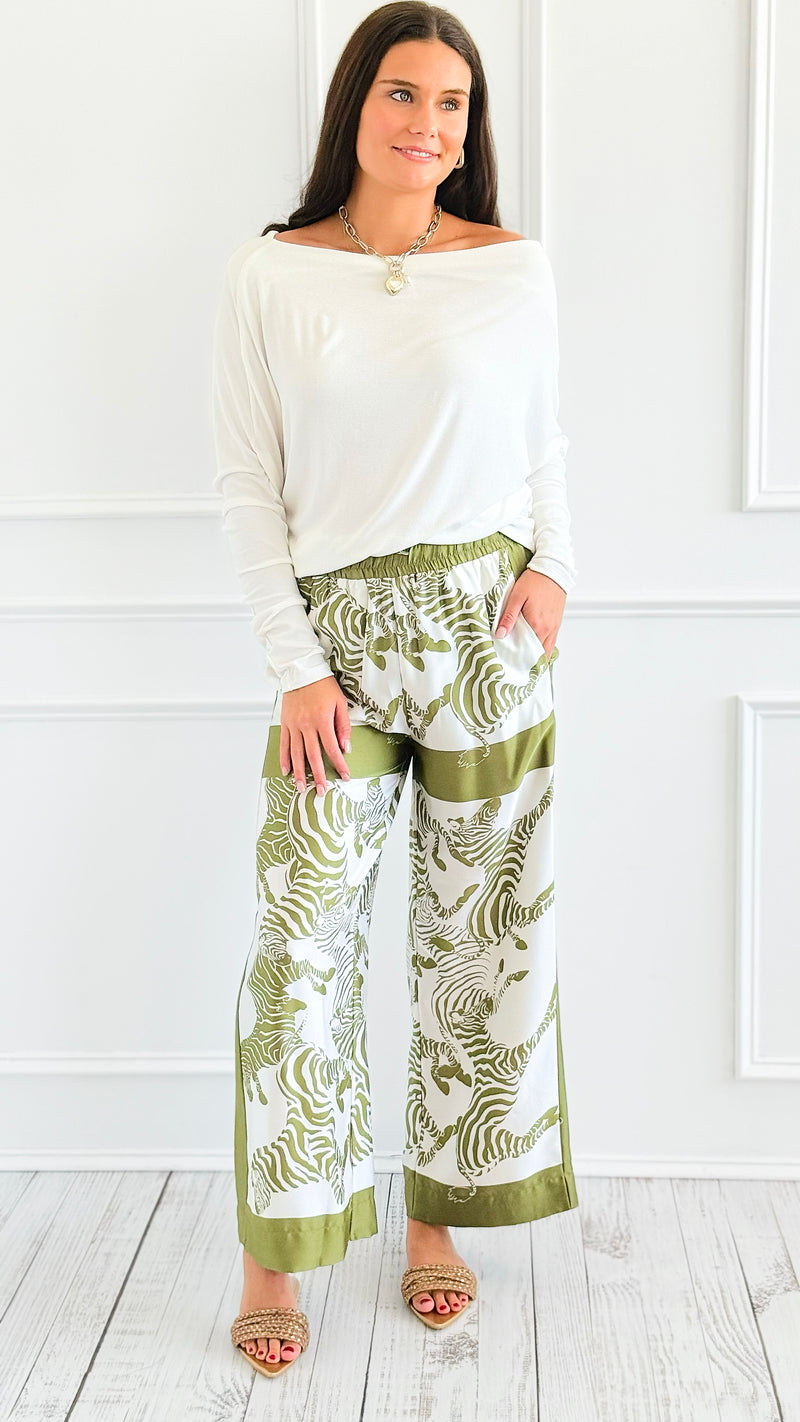 Wild Walk Lounge Pants-170 Bottoms-GLAM-Coastal Bloom Boutique, find the trendiest versions of the popular styles and looks Located in Indialantic, FL