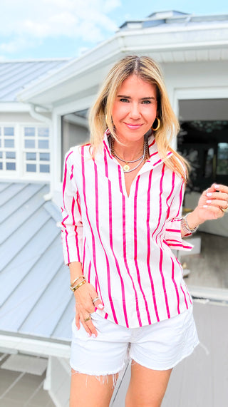 Modern Classic Top - Pink