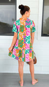 Vibrant Paisley Button Dress-200 Dresses/Jumpsuits/Rompers-VOY-Coastal Bloom Boutique, find the trendiest versions of the popular styles and looks Located in Indialantic, FL