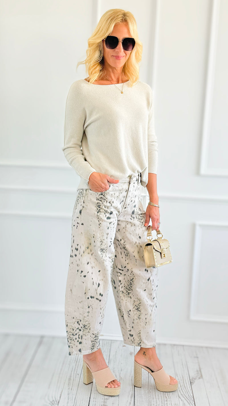 Artful Ease Relaxed Pants-170 Bottoms-Kan Can USA-Coastal Bloom Boutique, find the trendiest versions of the popular styles and looks Located in Indialantic, FL