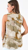 Ethereal Camouflage Top-100 Sleeveless Tops-mystree-Coastal Bloom Boutique, find the trendiest versions of the popular styles and looks Located in Indialantic, FL