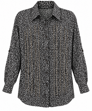 Golden Hour Spot Print Blouse