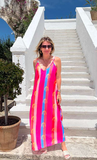 Pink Sands & Palms Italian Maxi Dress