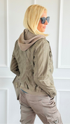 Urban Edge Utility Jacket-160 Jackets-ROUSSEAU-Coastal Bloom Boutique, find the trendiest versions of the popular styles and looks Located in Indialantic, FL