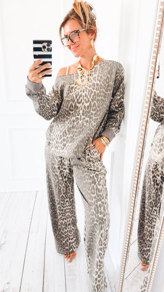 Leopard Lounge Set